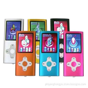 TF Card Slot MP4 Player with 2/4/8GB, FM Radio, Colorful Design